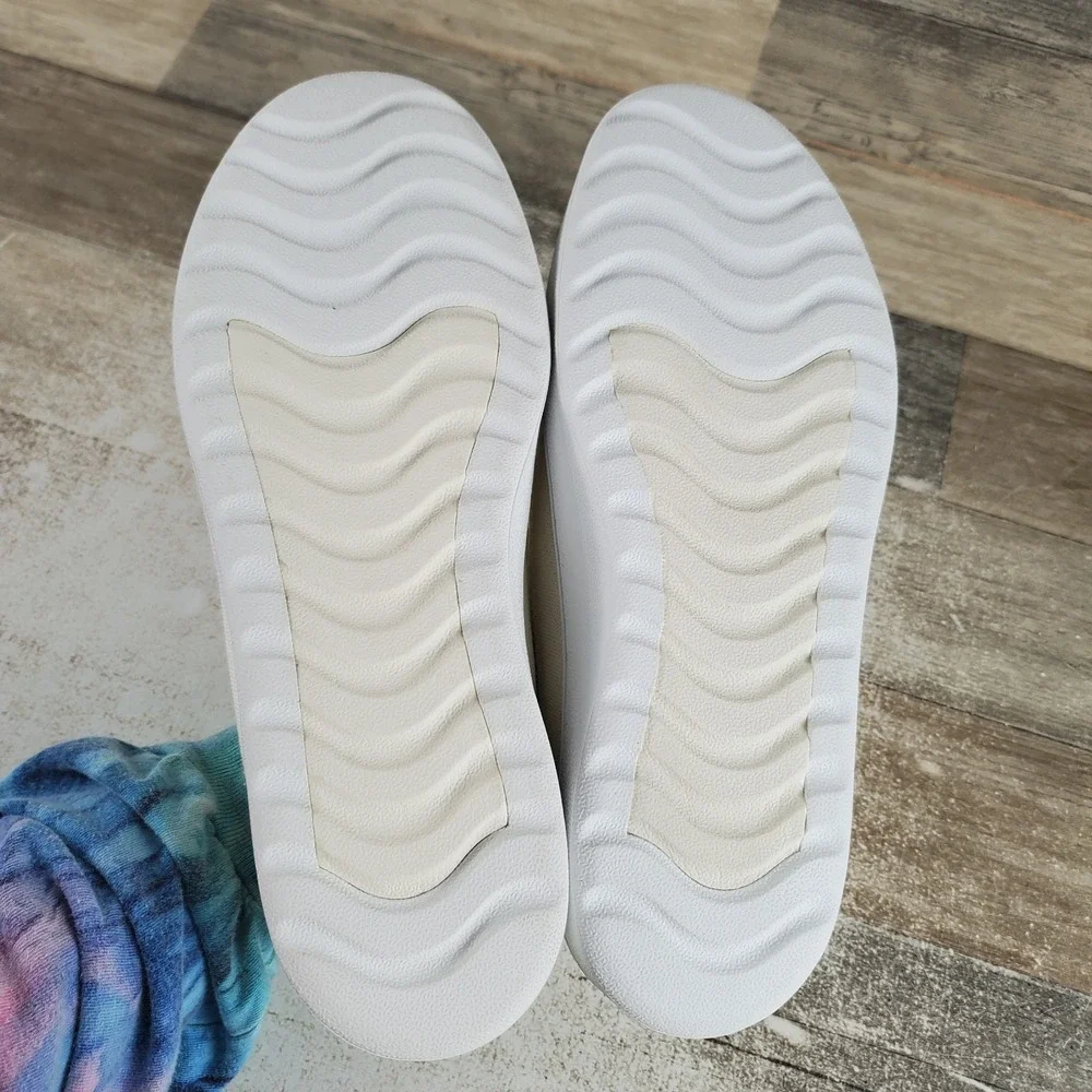 Allbirds Canvas Pacer Womens Shoes Sz 8 W Running Natural White Lace Up Sneaker
